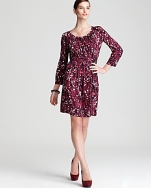 Introduce color into your professional palette with this DKNY dress bursting with a bold, bright print. Upgrade the look with vibrant pumps for an immediate confidence boost. Introduce color into your professional palette with this DKNY dress bursting with a bold, bright print. Upgrade the look with vibrant pumps for an immediate confidence boost.