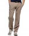 Your weekend warrior style will be fully equipped with these stylish casual pants from Armani Jeans.