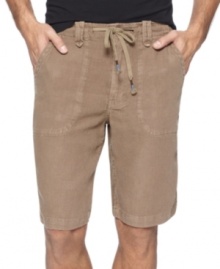 In a casual, easy-fitting style, these shorts from Lucky Brand Jeans are the first pair you'll reach for when temps start rising. In a casual, easy-fitting style, these shorts from Lucky Brand Jeans are the first pair you'll reach for when temps start rising.