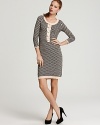 Sonia Rykiel Dress - Button Front Printed Sweater
