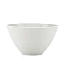 Accented with tonal contrast banding, this bowl is modern and sleek. Urban luxury at its most elemental. Accented with tonal contrast banding, this bowl is modern and sleek. Urban luxury at its most elemental.