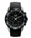 A timepiece submerged in mysterious, subtle cool, by AX Armani Exchange.