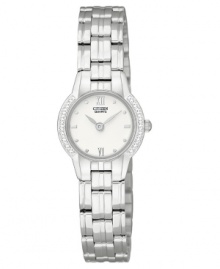 Embellished elegance: shine every day with this watch by Citizen. Embellished elegance: shine every day with this watch by Citizen.