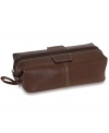 This elegant leather travel kit by Dopp will keep your toiletries in one convenient compartment for easy to access.