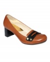 Perfectly prim and proper. The Fallyn loafers by MICHAEL Michael Kors nail the season's trends with their menswear inspiration and mid-heel height.