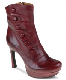 Buttoned-up style. The Ferrara platform booties by Earthies are polished and refined. They're also super comfy with a cupped heel and cradled toe area for support, an anatomical arch and a contoured footbed. Buttoned-up style. The Ferrara platform booties by Earthies are polished and refined. They're also super comfy with a cupped heel and cradled toe area for support, an anatomical arch and a contoured footbed.