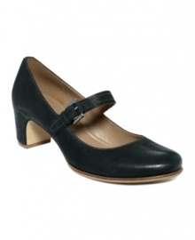 Subtle enough for the work day, but cute enough to wear all night long. Ecco's New Heaven Mary Jane pumps feature comfort foam inside and a small walkable heel. Subtle enough for the work day, but cute enough to wear all night long. Ecco's New Heaven Mary Jane pumps feature comfort foam inside and a small walkable heel.