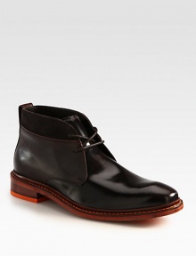 This handsome chukka's hardy storm welt stands up to winter weather but doesn't get in the way of its clean, classic lines.Concealed Nike Air TechnologyLeather/suede upperLeather liningPadded insoleLeather/rubber soleImported This handsome chukka's hardy storm welt stands up to winter weather but doesn't get in the way of its clean, classic lines.Concealed Nike Air TechnologyLeather/suede upperLeather liningPadded insoleLeather/rubber soleImported