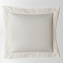 Jacquard dot pillow sham from Edmond Frette.