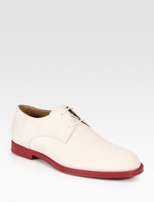 An elegant silhouette is met with vintage-inspired charm. Nubuck leather upperLeather liningPadded insoleRubber soleMade in Italy An elegant silhouette is met with vintage-inspired charm. Nubuck leather upperLeather liningPadded insoleRubber soleMade in Italy