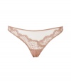 Delicate yet sultry, these lace-laden La Perla briefs will add a sexy kick to any look - Thin waistband, floral lace-detail, semi-sheer - Perfect under virtually any outfit or on its own for stylish lounging