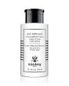 To remove face and eye makeup and tone the skin in one single sweep, Sisley Paris has created Eau Efficace, a gentle, sensory, high-performance, non-rinse cleansing lotion. Formulated with deeply cleansing, plant-based saponins, Eau Efficace removes surface impurities and traces of pollution accumulated during the day, and helps preserve the skin's natural radiance. Applied with a cotton pad, it effectively removes face and eye makeup, even long lasting. Skin is left clean and matte, and the complexion fresh and glowing. All skin types including sensitive skin. Suitable for contact-lens wearers. Suitable for sensitive eyes.