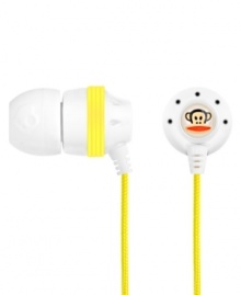 Let your graphic headphones do the talking so you can do all the listening with these Paul Frank earbuds. Powerful speakers, deep bass and a youthful design give these Skullcandy headphones a permanent home in your ears. Lifetime warranty. Model S2INCZ.