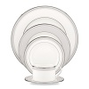 The epitome of timeless beauty, kate spade's Palmetto Bay china makes an elegant presentation for fine dining occasions. Accented with platinum bands, the simple yet sophisticated collection lends an air of distinction to holidays, intimate gatherings and celebrations.