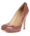 Sweet from your head to your toes. With a baby-doll silhouette in luxe leather, the Pinkish pumps by Ivanka Trump are a darling choice for day or night.