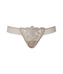 Turn up the heat with this luxe embroidered thong from La Perla - Wide waistband, front embroidered detailing - Perfect under any outfit or as a thoughtful gift Turn up the heat with this luxe embroidered thong from La Perla - Wide waistband, front embroidered detailing - Perfect under any outfit or as a thoughtful gift