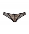 Lace-laden and ultra sweet, these briefs from Elle MacPherson Intimates bring a sexy touch to any look - Lace front panel with bow, netted sides - Perfect under virtually any outfit