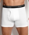 3 pack boxer briefs by Jockey is tailored fit designed and made from 100% cotton for breathability.