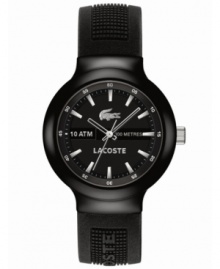 Lacoste L!VE's midnight cool Borneo collection watch will keep you stylish through the weekend. Lacoste L!VE's midnight cool Borneo collection watch will keep you stylish through the weekend.