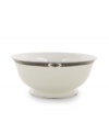 The Vintage Jewel pattern from Lenox's dinnerware and dishes collection evokes a more gracious era, combining white bone china with a dark, richly patterned band accented with subtle touches of cobalt blue. Qualifies for Rebate