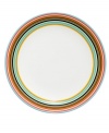 More than bold stripes and fun colors, Origo dinner plates transition from oven to table and into the dishwasher without a hitch. Combine with other Iittala dinnerware pieces to make any setting pop. Designed by Alfredo Haberli.