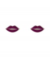 Show your love for Marc by Marc Jacobs with these luscious fuchsia lip earrings - Surgical steel posts - For pierced ears - Wear everyday, or with fun party frocks