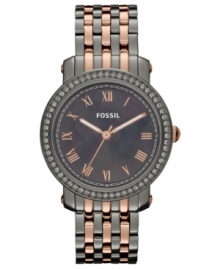 This Emma collection watch from Fossil is an alluring creation with dusky hues.