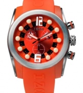 A luminous sport watch from Izod in bright orange.