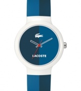 Sport some classic Lacoste fashion with this unisex Goa collection watch.