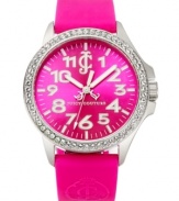 Go bubblegum glam in this fierce Jetsetter watch from Juicy Couture.