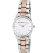 Warm up to the rose-gold trend with this two-tone watch from BCBGeneration.