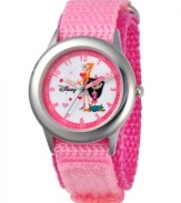 Help your kids stay on time with this fun Time Teacher watch from Disney. Featuring Candace and Isabella from the hit show Phineas & Ferb, the hour and minute hands are clearly labeled for easy reading.