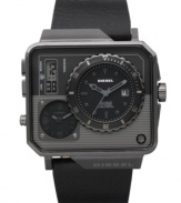 A multifunctional timepiece for the multifaceted gentleman on-the-move, by Diesel.