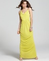 Cut25 Dress - Matte Jersey V Neck Maxi