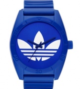 Kick it old school with this bold, retro watch from adidas.
