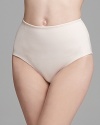 Not only does this panty make you look fabulous, with its crisp shaping and slimming silhouette, it feels fabulous, since it's made from high gauge cotton.