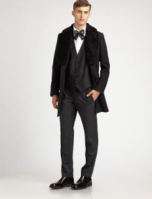 A classic trouser, reinvented and tailored in fine Italian wool, detailed with a glen plaid check pattern and a streamlined, straight-leg silhouette.Flat-front styleButton closureSide slash, back welt pocketsStraight-leg silhouetteInseam, about 32WoolDry cleanMade in Italy A classic trouser, reinvented and tailored in fine Italian wool, detailed with a glen plaid check pattern and a streamlined, straight-leg silhouette.Flat-front styleButton closureSide slash, back welt pocketsStraight-leg silhouetteInseam, about 32WoolDry cleanMade in Italy