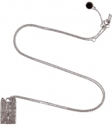 Equal parts edgy and cute, Marc by Marc Jacobs bulldog necklace is a fun way to wear the brands iconic attitude - Crystal embellished bulldog dog tag, lobster claw closure, adjustable length, crystal charm - Pair with Downtown cool separates and statement accessories