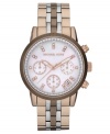 Try and resist the triple tones on this Ritz collection watch from Michael Kors.