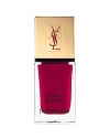Yves Saint Laurent introduces the new line of La Laque Couture. Its vibrant collection make every woman couture to the fingertips. New formula offers extreme shine and care for nails.
