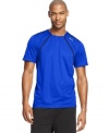 Go ahead, work out a little bit harder in this breathable running shirt from Puma.