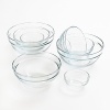 This set of eight mixing bowls can be used for millions of kitchen tasks. Sizes range from 3-oz. to 24-oz.