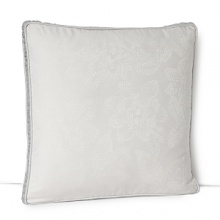 An intricate pattern of pavé flowers and leaves on this Barbara Barry decorative pillow fills your slumber with starry sparkle. Pair it with luxuriously soft pintuck sateen sheets for elegant contrast. An intricate pattern of pavé flowers and leaves on this Barbara Barry decorative pillow fills your slumber with starry sparkle. Pair it with luxuriously soft pintuck sateen sheets for elegant contrast.