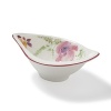 Crafted from premium porcelain, the Mariefleur special serve dip bowl boasts a refreshingly modern watercolor design with bright pinks, light greens and sunny yellows.