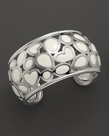 Bold sterling silver cuff by Roberto Coin. Bold sterling silver cuff by Roberto Coin.