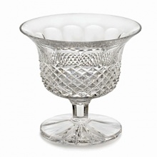 The Colleen Mini Footed Bowl from Waterford has two layers of period cut patterns that are combine to create a multi-faceted sparkle. This bowl measures 4. The Colleen Mini Footed Bowl from Waterford has two layers of period cut patterns that are combine to create a multi-faceted sparkle. This bowl measures 4.