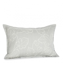 Dress up the bed with this dainty decorative pillow. With a subdued color and floral print, it makes a lovely addition to your home. Dress up the bed with this dainty decorative pillow. With a subdued color and floral print, it makes a lovely addition to your home.