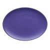 This oval platter in a bold Blueberry is handcrafted in Germany from high fired ceramic earthenware that is dishwasher safe. Mix and match with other Waechtersbach colors to make a table all your own.