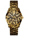 For the fiercest of fashionistas: an animal print watch from GUESS.