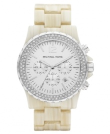 A lightly toned watch from Michael Kors with an earthy, natural look. A lightly toned watch from Michael Kors with an earthy, natural look.